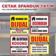 Banner banner/ for sale 1x1 m displayed/
