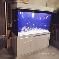 aquarium kabinet 150x60x90 12mm full set tinggal masuk ikan