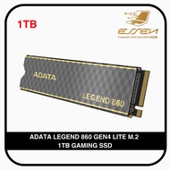 ADATA LEGEND 860 GEN4 LITE M.2 1TB GAMING SSD