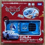 絕版 TAKARA TOMY / DISNEY / PIXAR - CAUL CAR ACTION UNITS LINE - CARS LIGHTING MCQUEEN (DINOCO TYPE) R