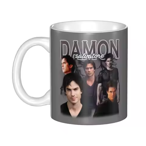 Custom Customized The Vampire Diaries Mug DIY Ian Somerhalder Ceramic Tea Milk Coffee Cup