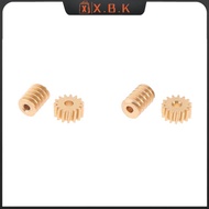X.B.K 1:87 Modulus 0.2 15T Micro Brass Turbine Worm Static Change Gear Hole Dia 0.8mm/1mm Reduction 