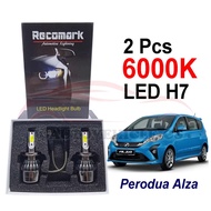 Perodua Alza H7 Car LED Headlamp LED Headlight Bulb 2Pcs 4300K 6000K ygautovehicle.os Recomark