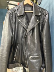 Allsaints wick皮衣 瘦子同款