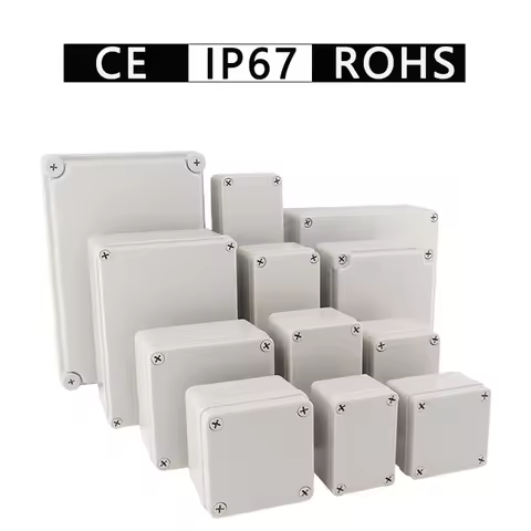 AG Series Plastic ABS Junction Box Screw Cable Custom Waterproof Junction Box IP67 Outdoor Electrica