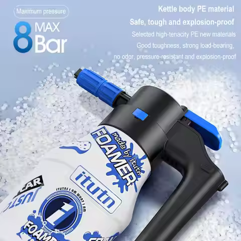 1.5L Electric Foam Sprayer Multi Hand Pump Foam Sprayer 2600mAh Lithium Battery Foam Lance 1h Endura