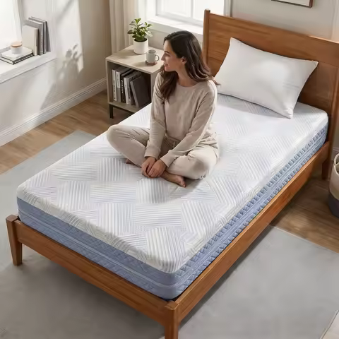 74.8x39x10in 10 Inch Twin Size Mattress Breathable High Density Memory Foam Bed Mattress for Night S