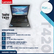 Laptop Lenovo Thinkpad T410 X220 dan T420 Core i5 Mulus Murah Limited