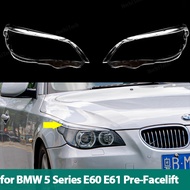 Car Auto Shell Headlamp Lampshade Shell Cover Transparent Front Headlight Lens Cover For BMW 5 Serie