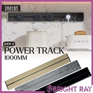 IMITOS 1000MM Gen 2 Power Track Socket Switch 8000W 32A Long Rail Bar Modern Designed Power Line Fla
