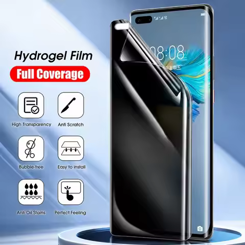 3PCS Privacy Hydrogel Film For HUAWEI P60 P60 Pro P60 Art P50 Anti Spy Screen Protector For HUAWEI P