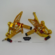 พอดี   ซูซูกิ  GSX-S750 GSR750 14-24  ชุดพักเท้าสำหรับมอเตอร์ไซค์ที่ปรับแต่งให้ยกสูงและเลื่อนไปด้านห