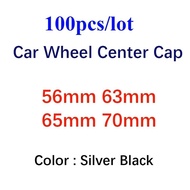 ☜100pcs 70mm 63mm 65mm 56mm Car Wheel Center Cap Hub Caps Covers Badge Accessories For 7L6601149 6♜