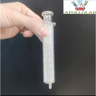 Experimental 2ml to 50ml glass suction syringe