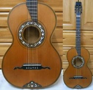 【樂器】NO25.稀有1920巴西玫瑰木單板古董吉他‧珍藏古董琴