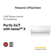 Panasonic CS-RU18AKQ 2.0HP Deluxe Inverter Split Type Aircon (Nanoe™ X)