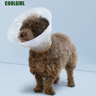 COOLGIRL Cat Recovery Collar, Adjustable Plastic Pet Protective Collar, Dog Elizabeth Cone Anti-lick