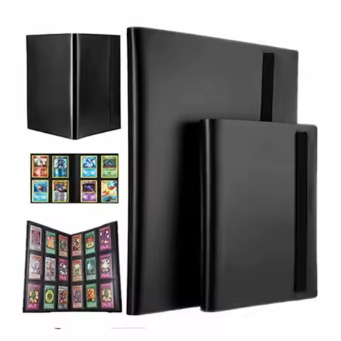 Collectible Card Binder Album 160/360/480 Card Holder 4/9/12 Grids Card Binder Album Large-capacity