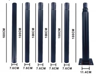 เสาไฟโซล่าเซลล์ UFO เสาไฟเหล็ก UFO เสาไฟ 2นิ้ว 3นิ้ว สูง2.4M 3M 4M เสาไฟแบบโค้ง เสาอย่าวเดียว ไม่รวม