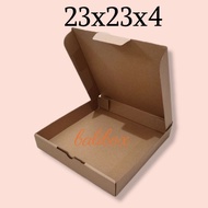 Die cut pizza box size 23x23x4