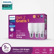 Philips Led Bright Multipack 3CT 9W