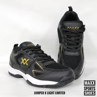MAXX Badminton Shoes JUMPER X LIGHT LIMITED BLACK/GOLD New Arrival