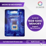 Nafiri - Memory Card MOVESPEED Pro TF Card 16GB C10 SDHC Micro SD Card