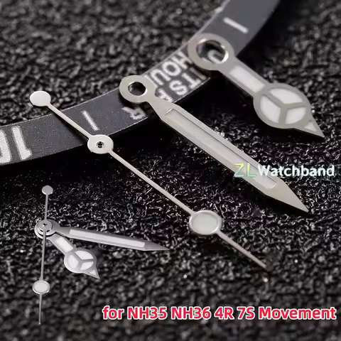 NH35 Watch Hands NH34 NH35A NH36 7S36 4R36 Silver White Blue Submariner Mercedes Diver Aiguille Need