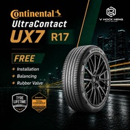 Continental UltraContact UX7 R17 205/60 215/60 225/60 235/65 (with installation)