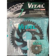 Nhông sên đĩa Suzuki EN150A chính hãng VITAL Nhông 15 Dĩa 42 Sên 10Ly