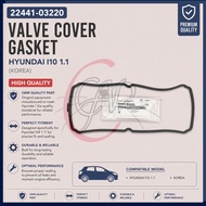 Rocker Cover Gasket & Valve Cover Gasket Hyundai i10 1.1 KOREA 22441-03220