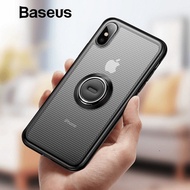 Baseus Dot bracket Phone Case with Ring Holder Stand Matte Case For iPhone Xs Xr Xs Max