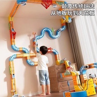 3-6 Magnetic Train Gift Boy High Assembly Iron Year Old Educational Children's Toys to 8 Track Toys 