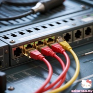 SAK 5Pcs RJ45 Cat6 Coupler RJ45 Coupler Female to Female Ethernet Extender Adapter