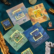 霁旅寓见诚品 复古印记系列书签创意复古油画书签金属徽章挂4款Ji Travel House See Eslite Retro Mark Series Bookmark20260625