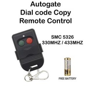 [Ready Stock]Arm Remote Dream Gate AGT07S Arm Remote Autogate remote 330MHZ/433 MHZ 2 button Remote