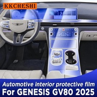 For GENESIS GV80 2025 Gearbox Panel Dashboard Navigation Automotive Interior Protective Film TPU Ant