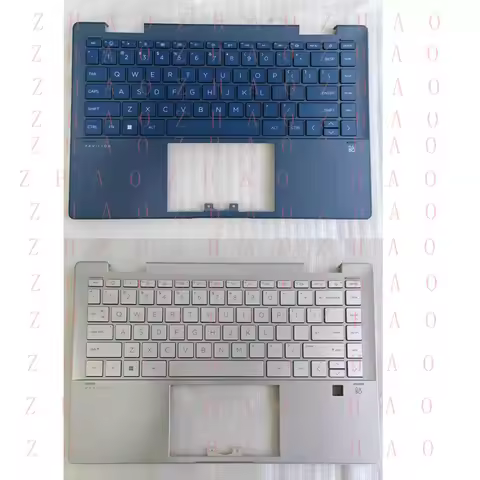 L+ For HP Pavilion X360 2-in-1 14-EK Palmrest Upper Case US Backlit KB N09438-001