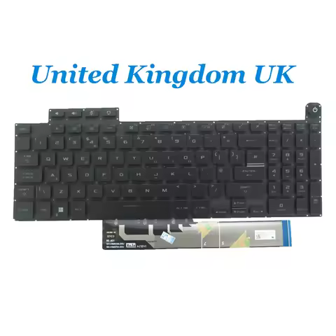 Laptop Keyboard For ASUS TUF Gaming 9Z.NMGBY.00U NSK-UAL0BY 0KNR0-6620UK00 Black Without Frame With 