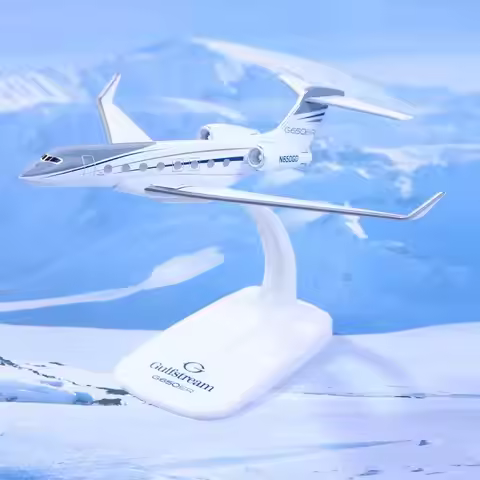 1PCS Gulfstream G650 Aircraft Diecast 1/200 Scale Airplane Model Planes G650ER Airplane Model Plane 