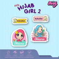 NAME LABELS, NAME STICKERS, HIJAB THEMES, and Muslim Boy