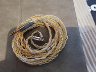 單晶金銀混織耳機升級線 3.5 0.78 for  noble heir 64audio好聲音