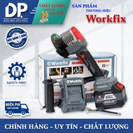 WORKFIX WF-AG11000G Gearless Battery Cutting Machine, 3 Speeds, Anti-Stone Shock, Anti-Restart..