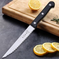 正品十八子作鋸齒水果刀不銹鋼廚房小刀帶齒切面包刀切檸檬刀牙刀