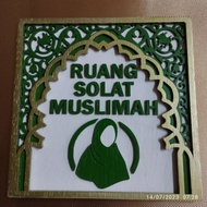 Custom: Ruang Solat Muslimah (3layers).