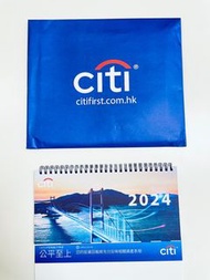 花旗銀行 2024年枱曆 月曆 Citi 2024 Table Calendar