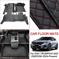 Car Floor Mat 3D Full Surround For GAC TRUMPCHI GS3 EMZOOM 2024-Present Protect Liner Foot Pad Carpe
