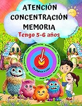 TENGO 5-6 años! Libro Preescolar-Juegos y Pasatiempos.Ejercicios para mejorar la Concentración,Atenc
