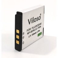 Viloso NP50 NP-50 FNP50 Battery for Fujifilm FinePix X10 XF1 XP100 F7700EXR F600EXR Z100FD Kodak Pen