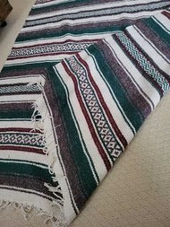 EARTH RAGZ 毯子地毯 墨西哥 優秀的配色方案 民族 serape 西海岸 約 160 × 120 厘米 戶外露營 印度 墨西哥製造